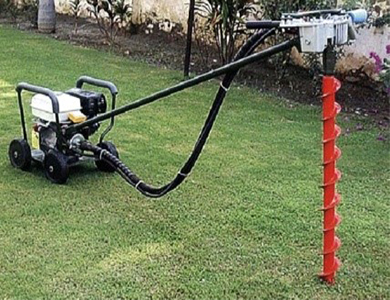 Motorized Earth Auger